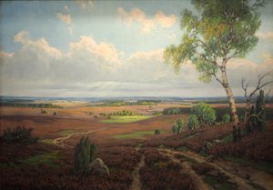 Sur la lande en fleurs - Arnold Lyongrun